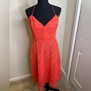 JCREW ✨new✨ Wedding Collection - Coral w/ floral detail - bridal or party dress